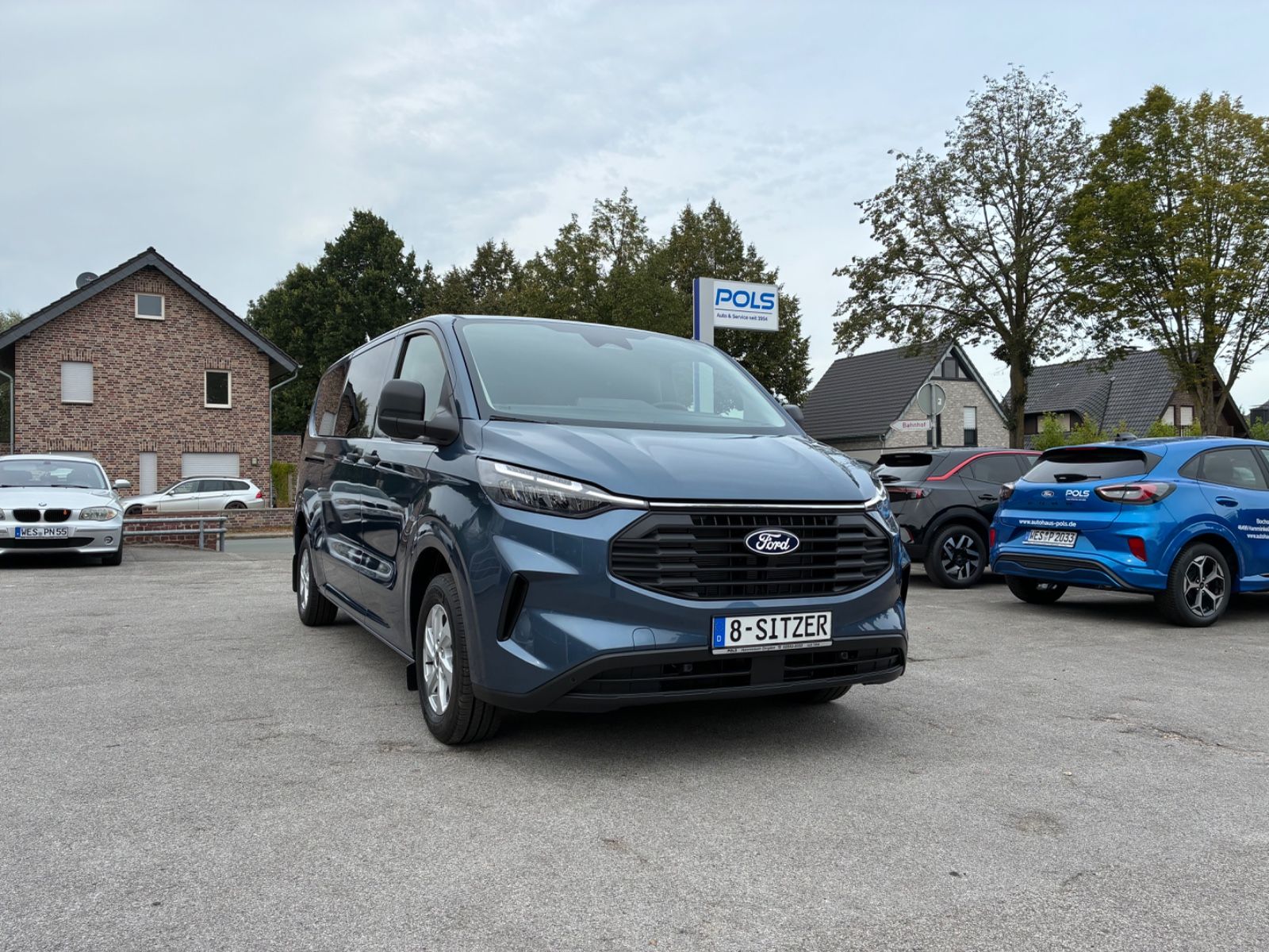 Mehr über den Artikel erfahren Ford Transit Custom Ko, 8-S.,Klima v+h,Schiebetür l+r